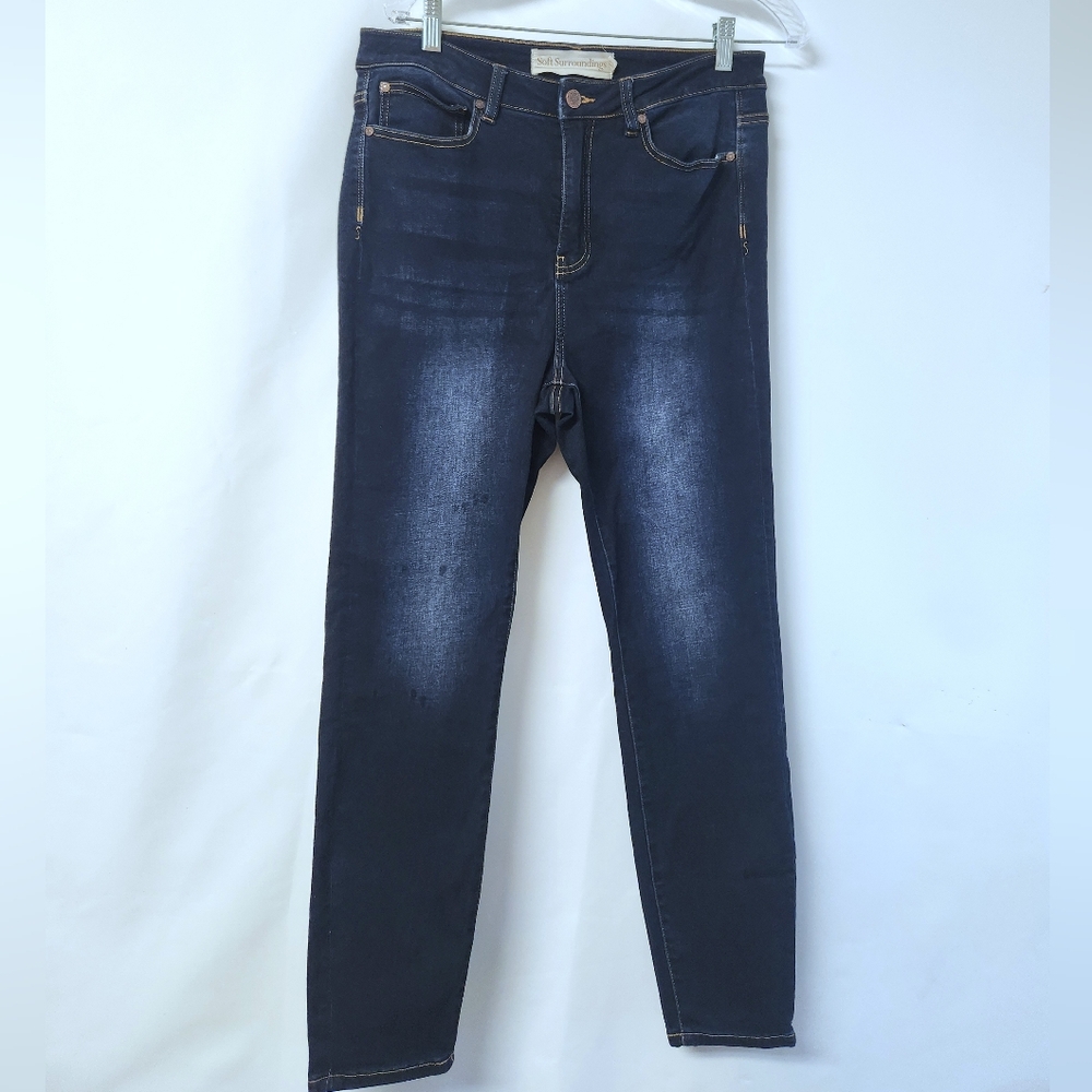 Soft Surroundings Skinny High Rise Jeans 10
